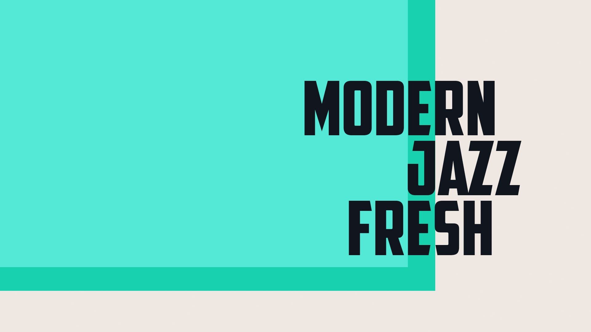 Modern Jazz - Fresh Jazz